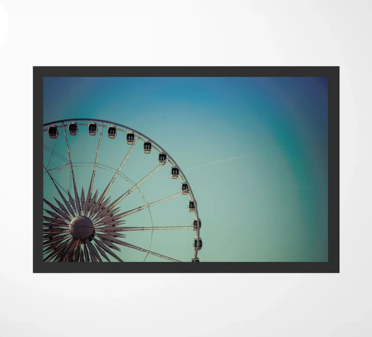Riesenrad Brighton Fußmatte von Flo Klein