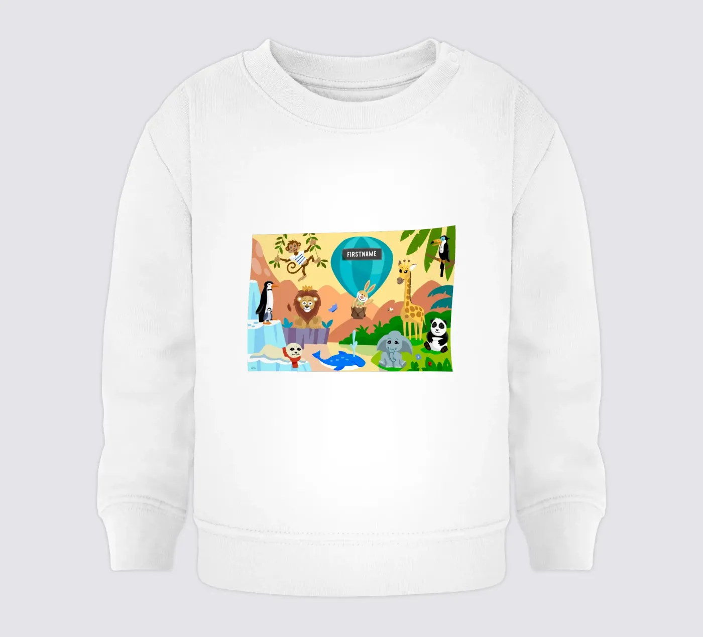 Animali felpa neonato da C.WILL
