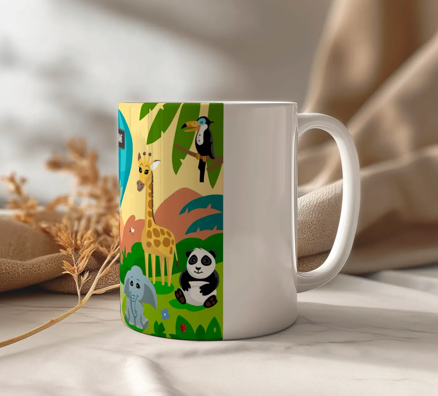 Animals ceramic mug by C.WILL