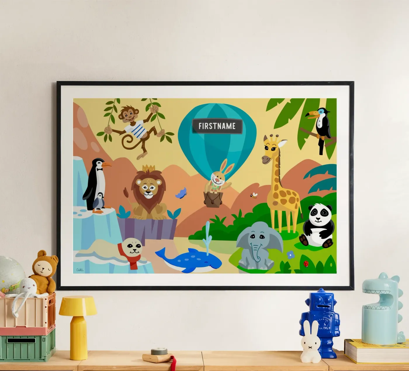 Animals poster van C.WILL