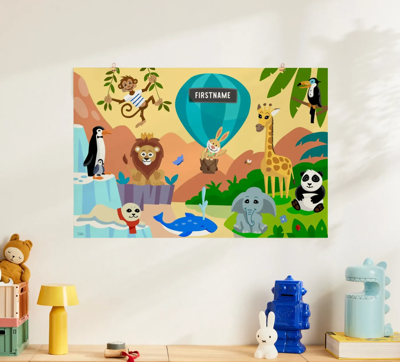 Animals poster van C.WILL