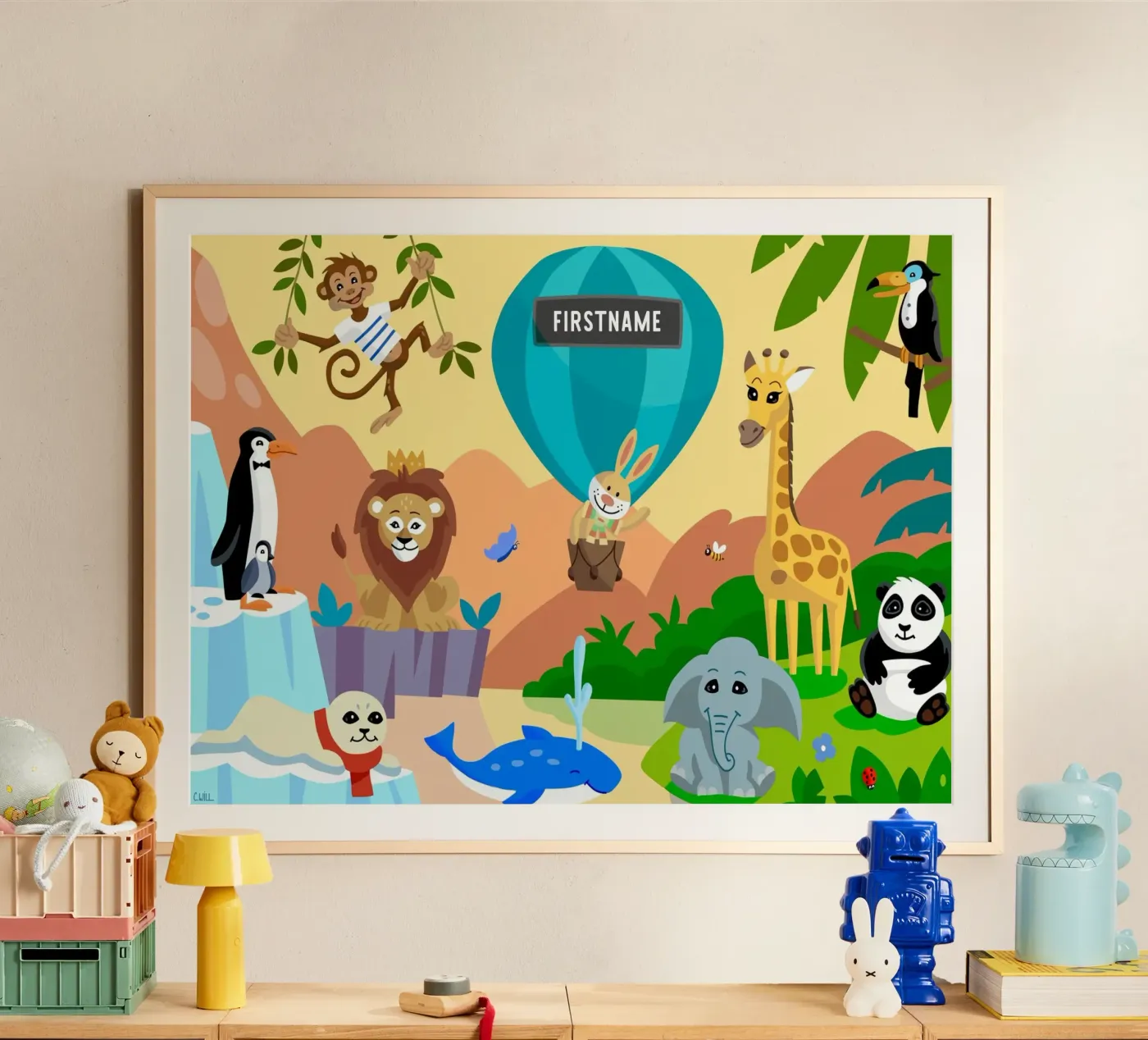Animals poster van C.WILL