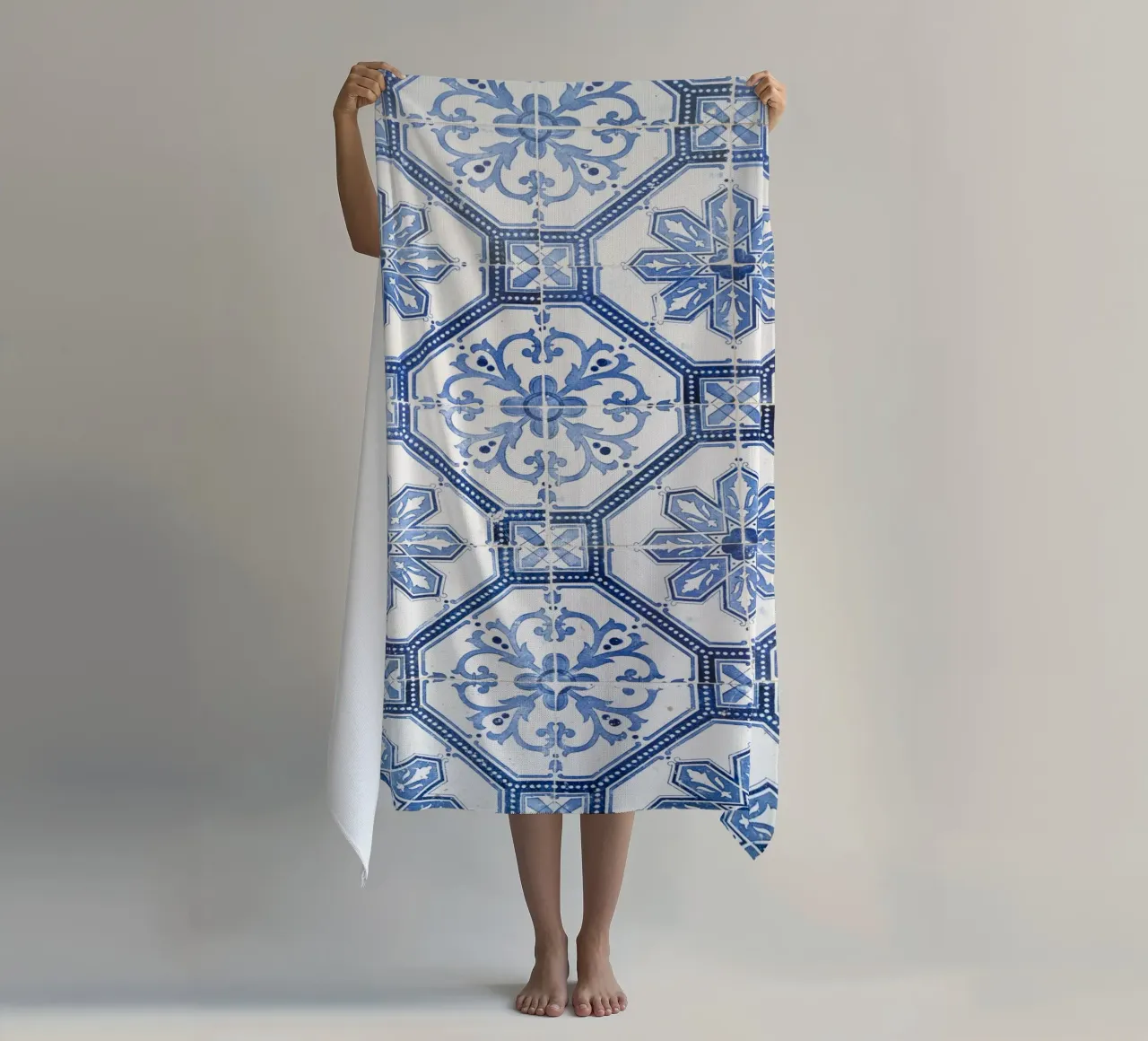 Piastrelle blu portoghese telo mare da Henrike Schenk Photography