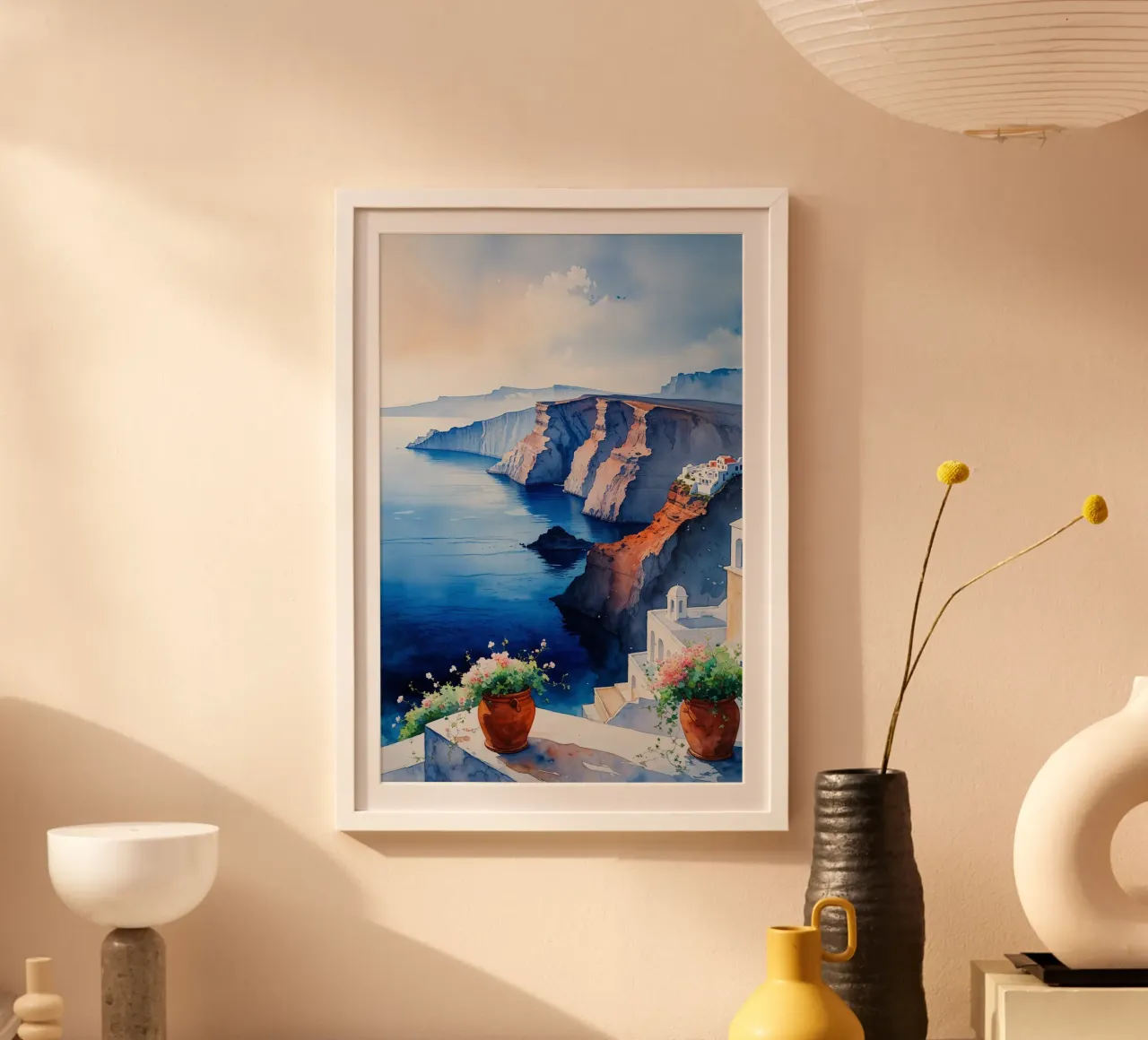 Sunlit Caldera Bliss poster da AlbertKlee