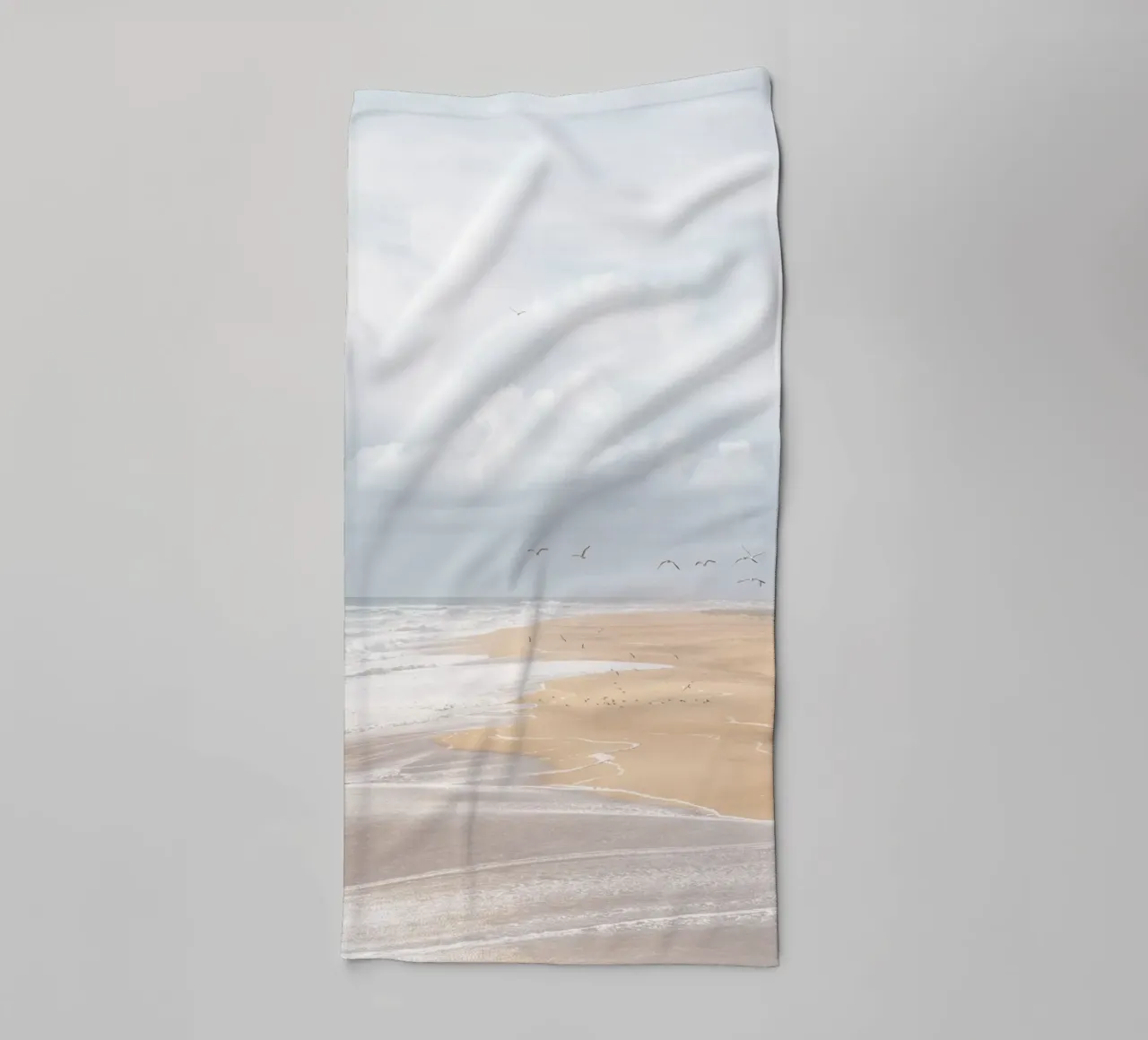 Nazaré Beach, Portugal towel by Henrike Schenk Photography