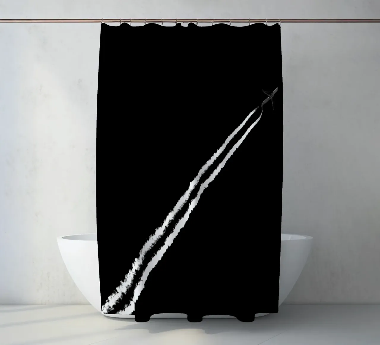 Black and White shower curtain by Tal Paz-Fridman