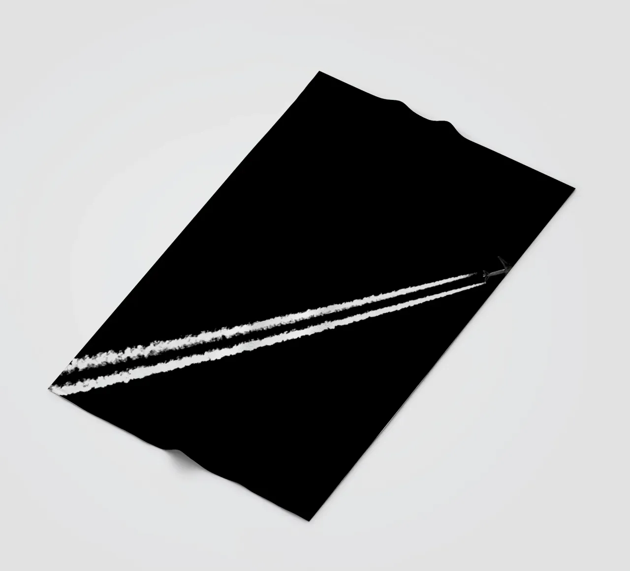 Black and White coperta in pile da Tal Paz-Fridman