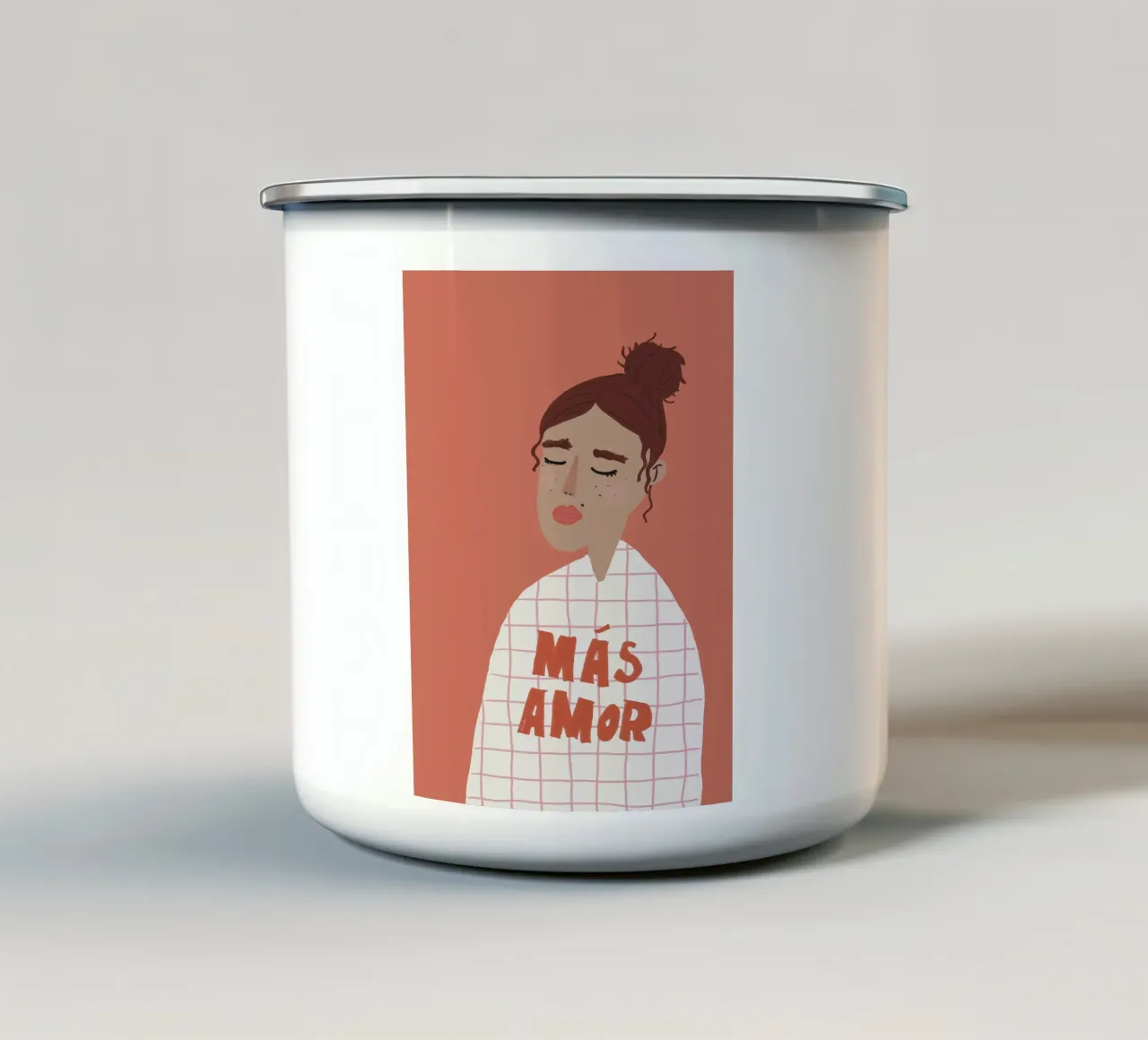 Más Amor tazza in smalto da Beeeplan