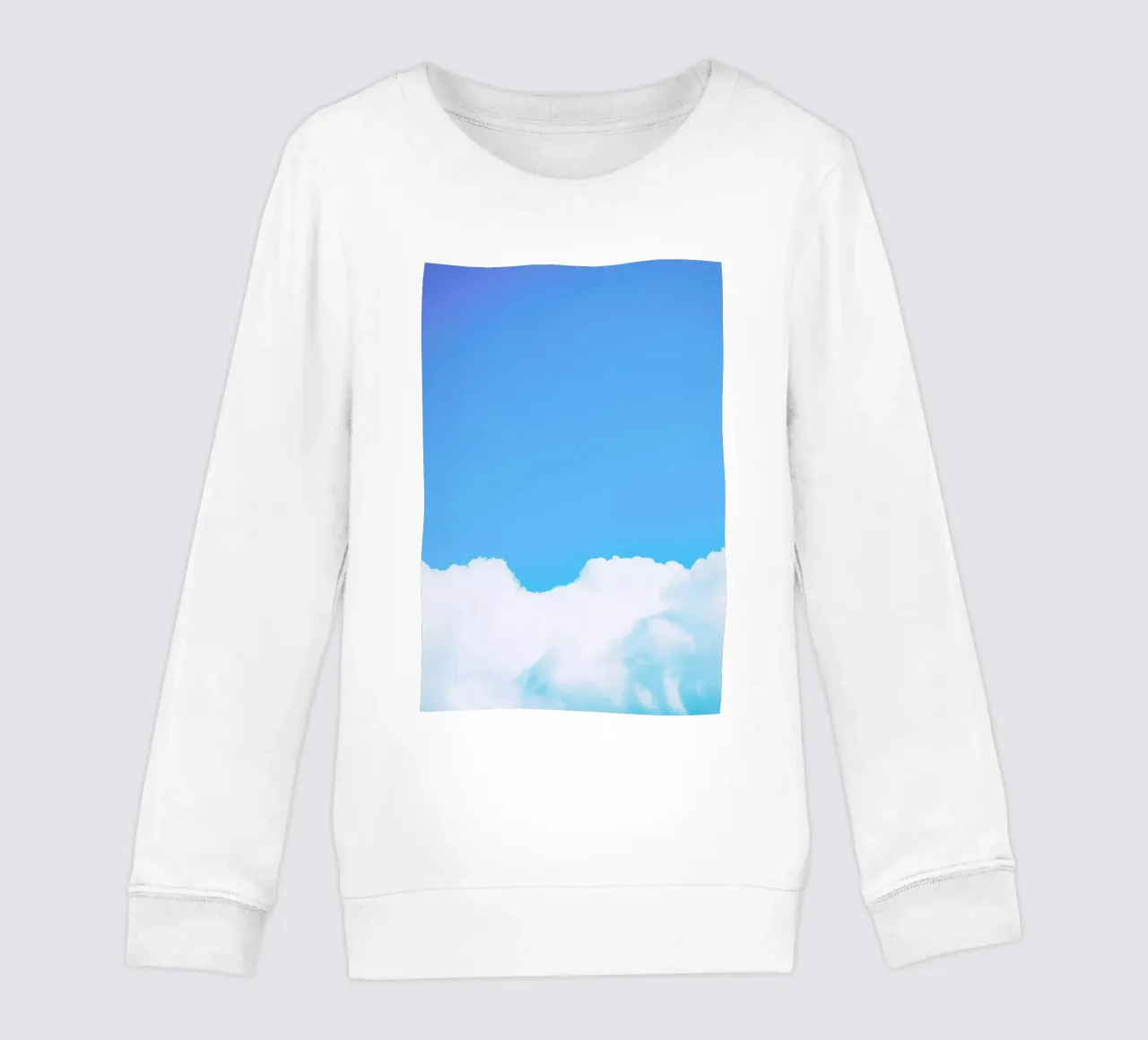 Blue Clouds I felpa bambino da Tal Paz-Fridman