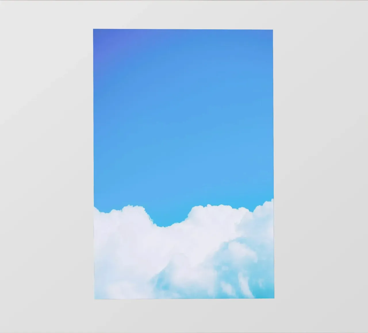 Blue Clouds I telo in pvc da Tal Paz-Fridman