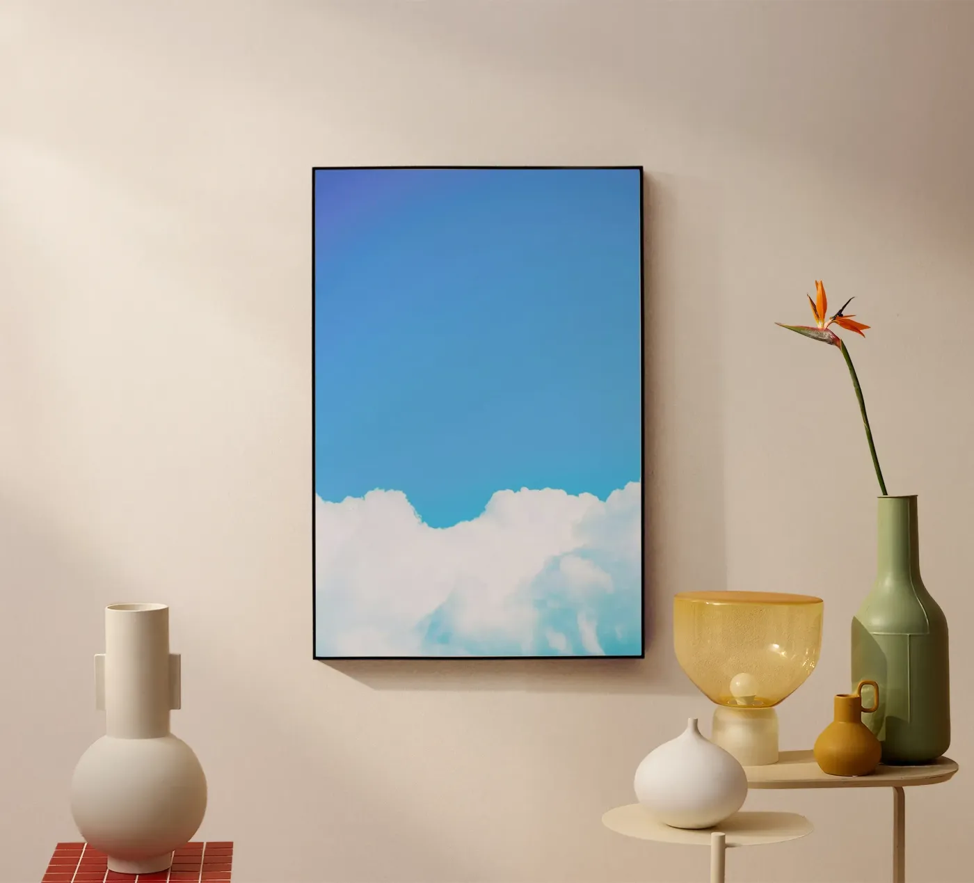 Blue Clouds I plexiglas de Tal Paz-Fridman
