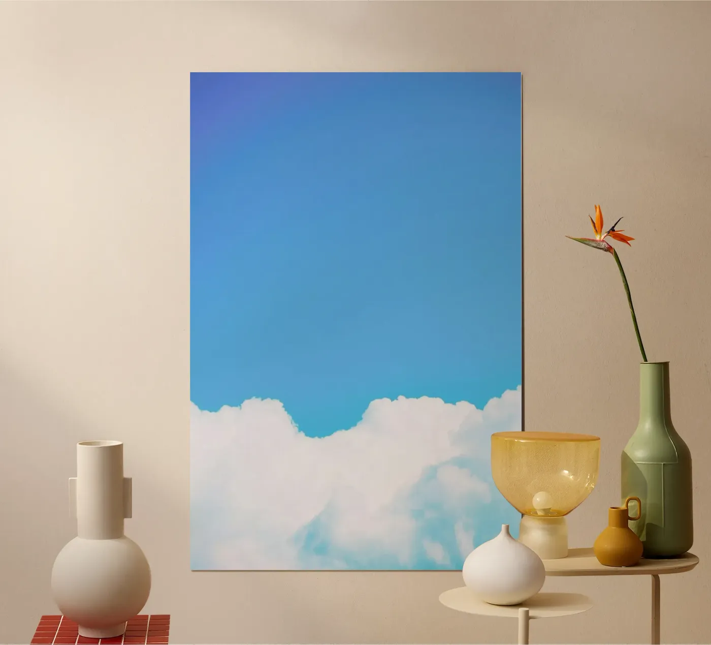 Blue Clouds I poster by Tal Paz-Fridman