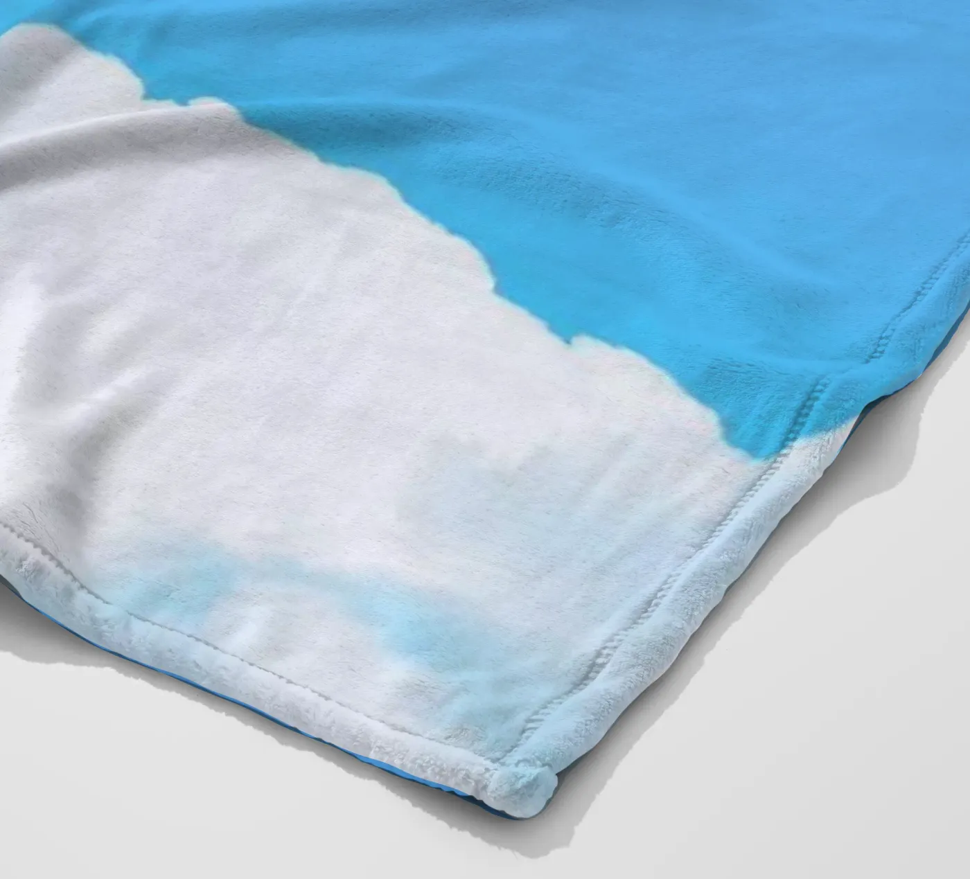 Blue Clouds I fleece blanket by Tal Paz-Fridman