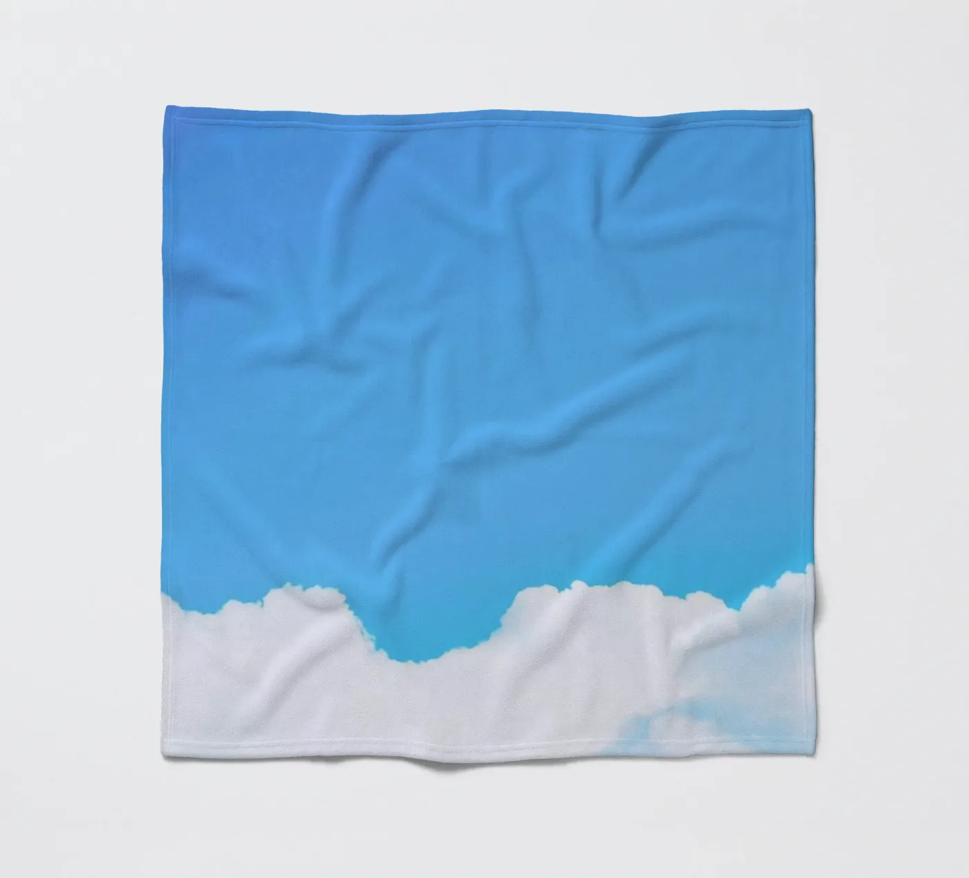 Blue Clouds I fleece blanket by Tal Paz-Fridman