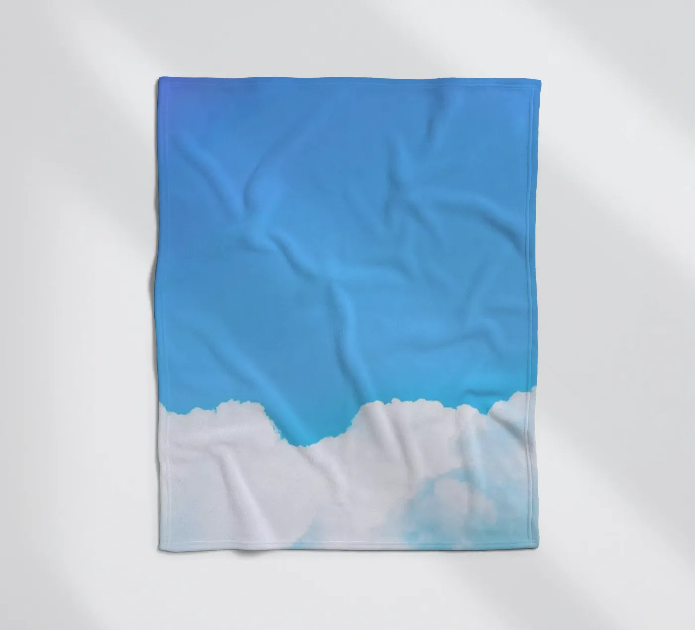 Blue Clouds I fleece blanket by Tal Paz-Fridman