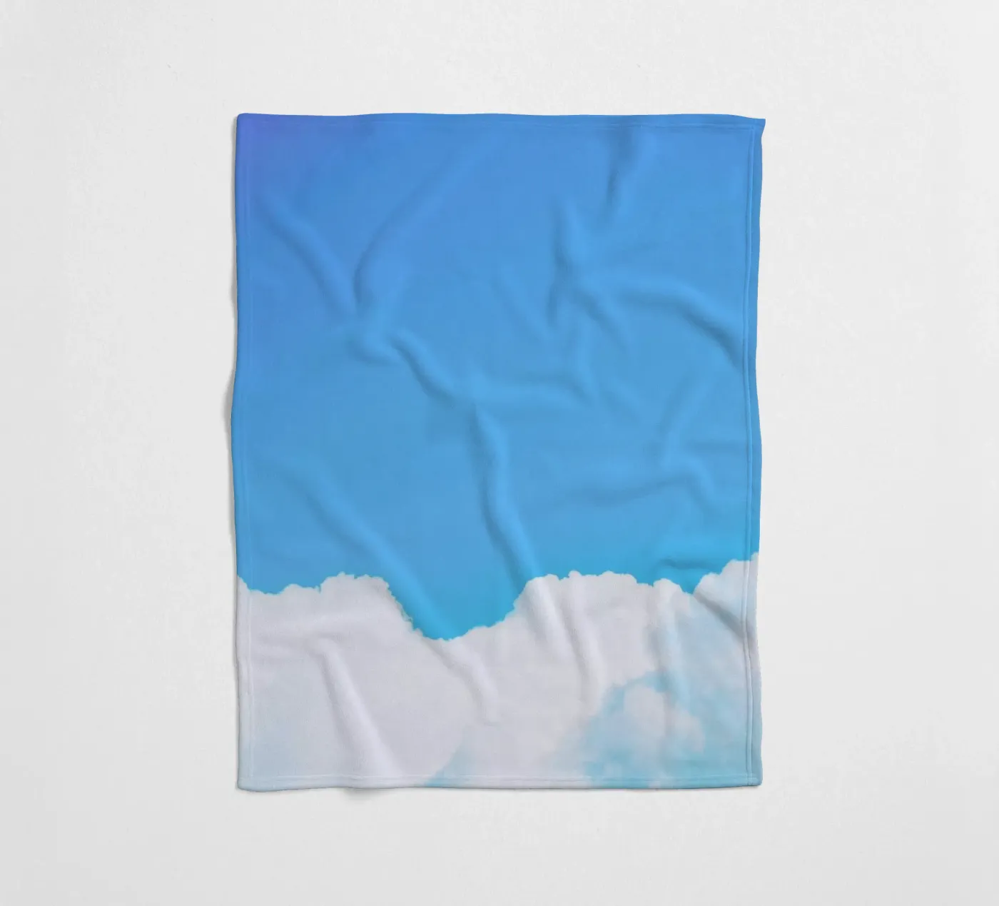Blue Clouds I fleece blanket by Tal Paz-Fridman