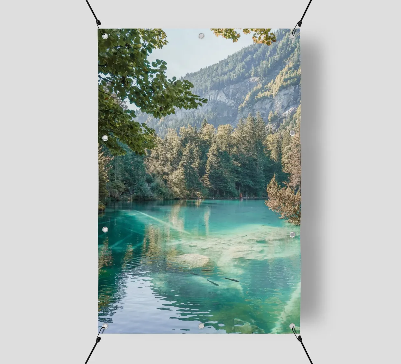 Blausee" in Svizzera telo in pvc da Henrike Schenk Photography