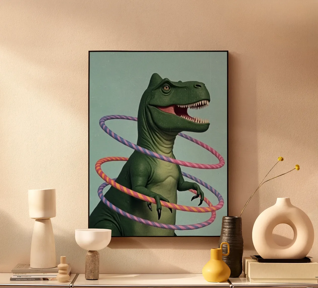 Playful T-Rex Dinosaur plexiglass da Attaboy Dsgn