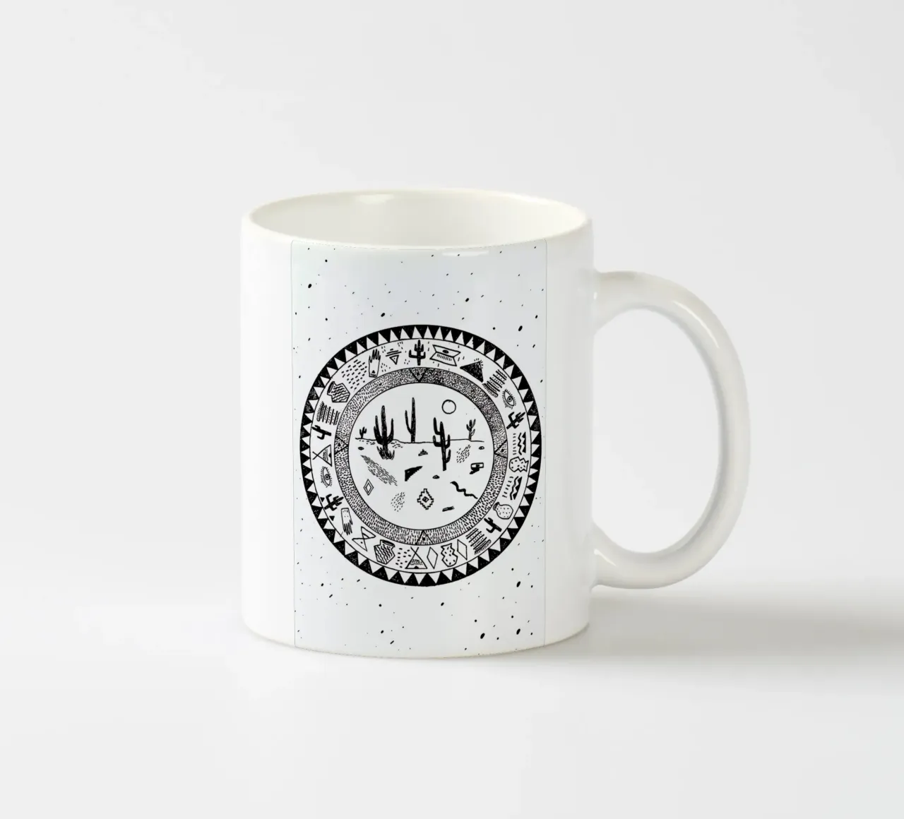 Inside Deserts ceramic mug by Kris Tate