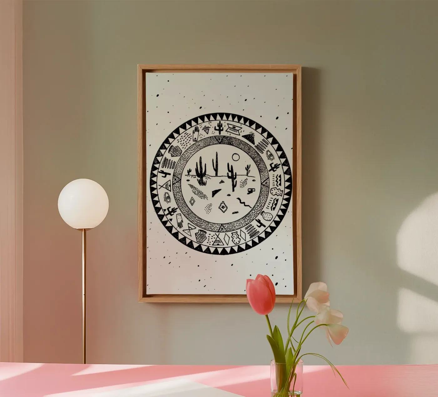 Inside Deserts tela da Kris Tate