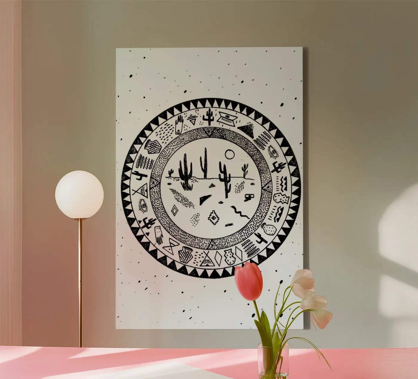 Inside Deserts tela da Kris Tate