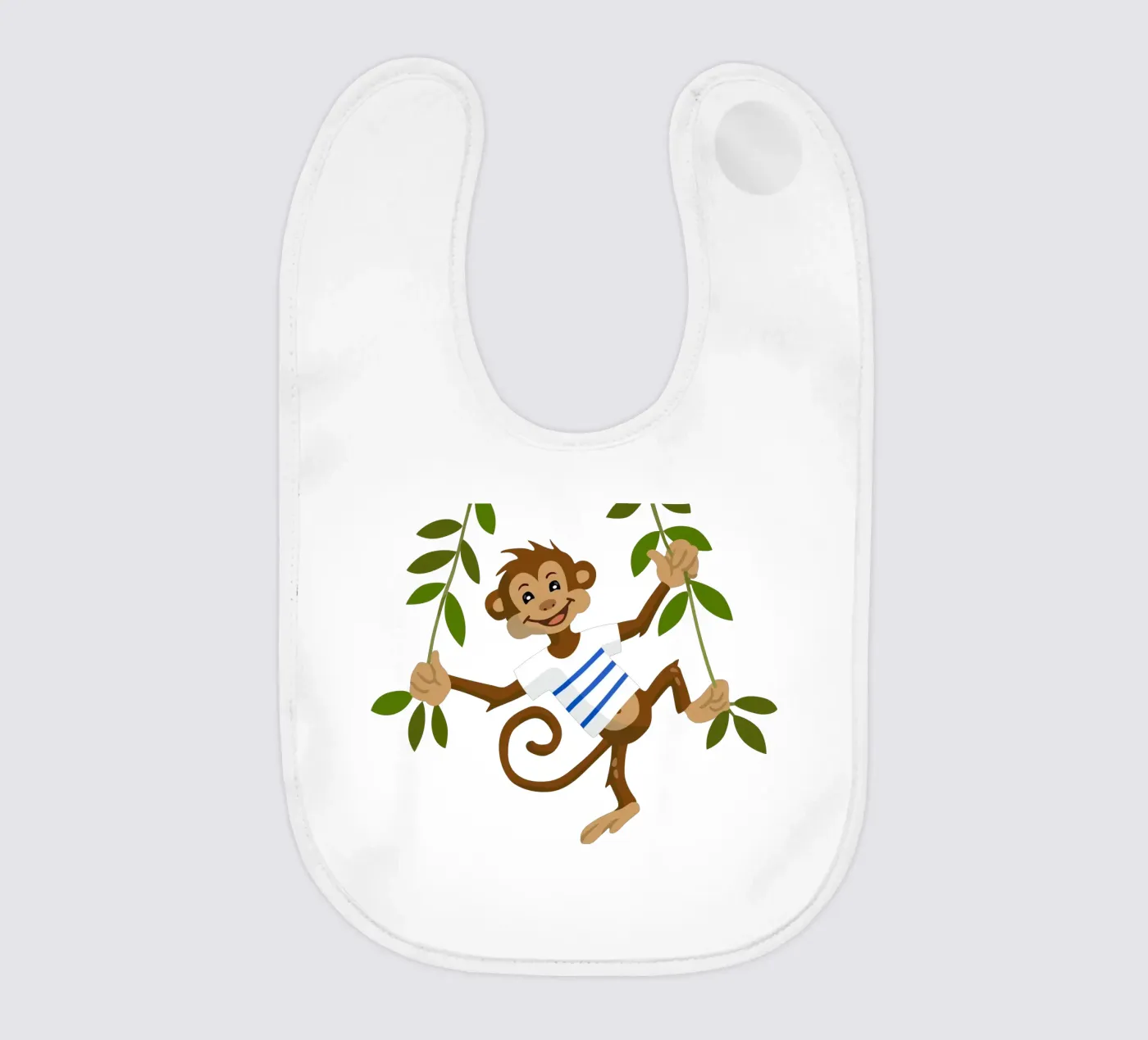 Monkey baby slabbetje van C.WILL