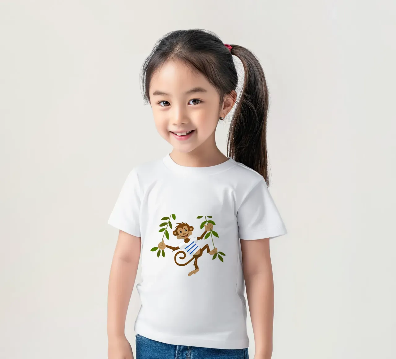 Monkey t-shirt bambini da C.WILL
