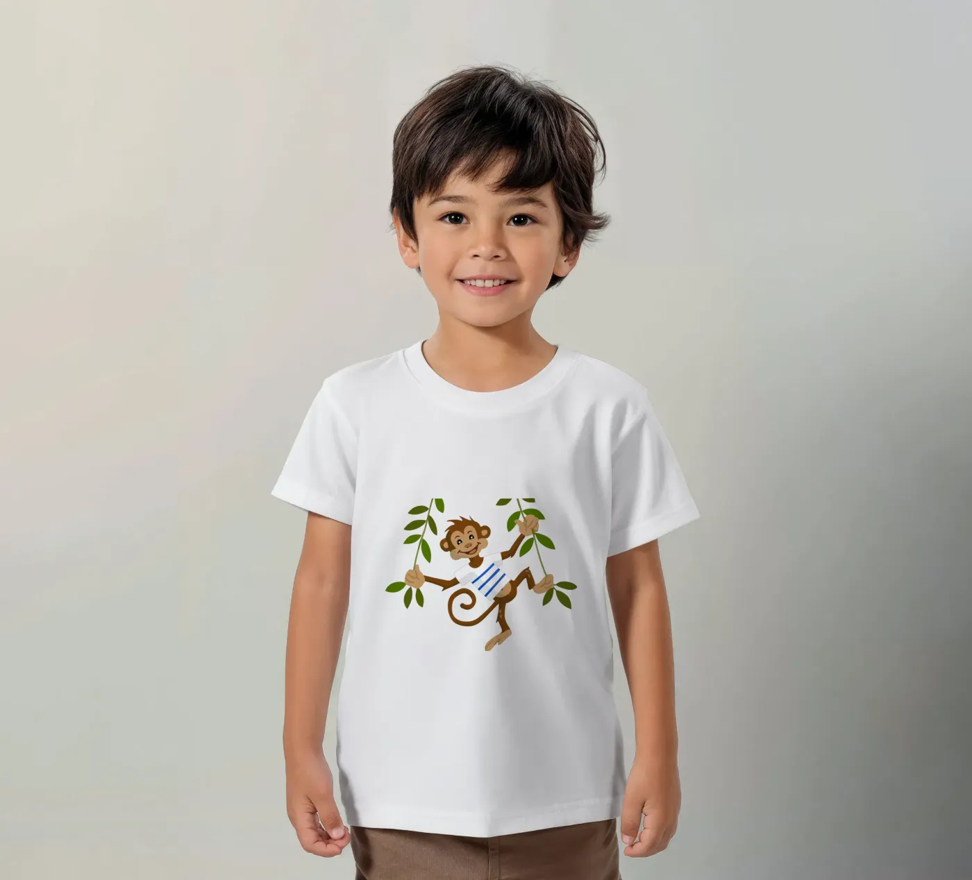 Scimmia t-shirt bambini da C.WILL