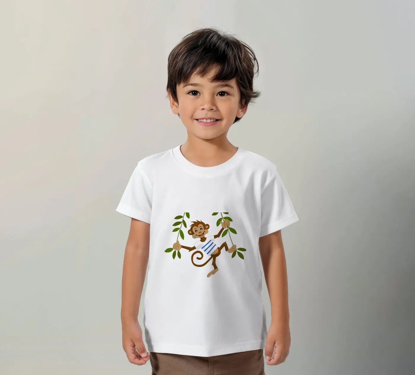 Scimmia t-shirt bambini da C.WILL