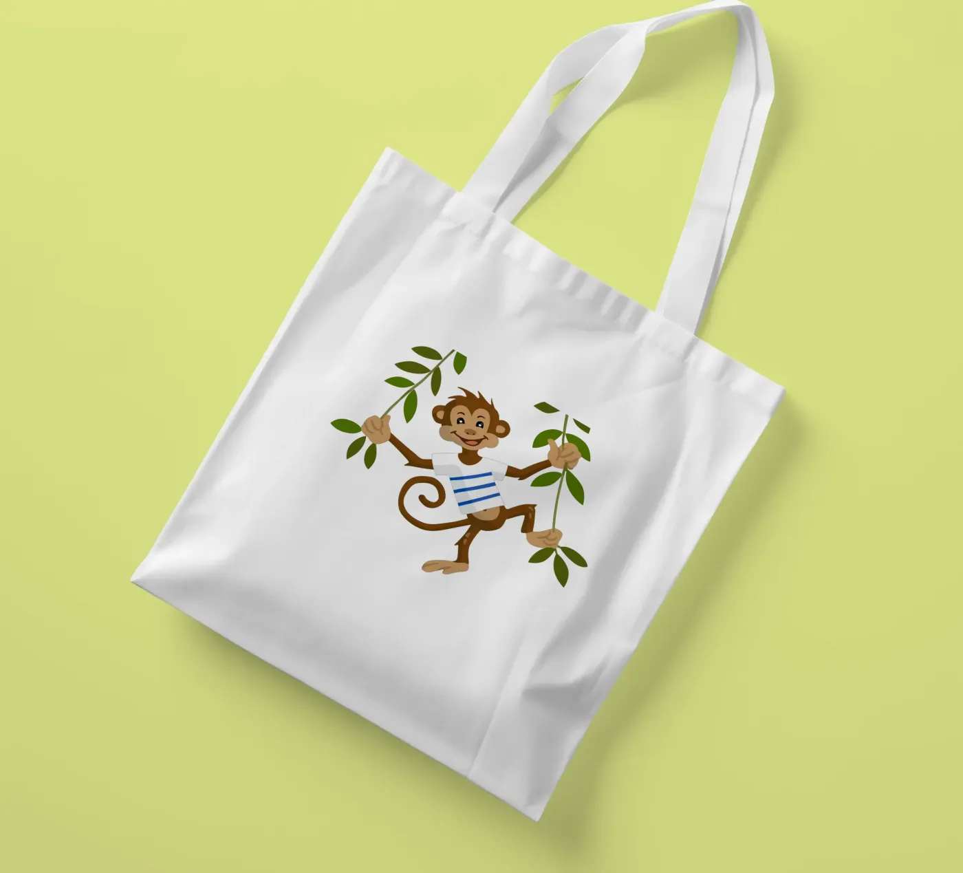 Monkey tote bag by C.WILL