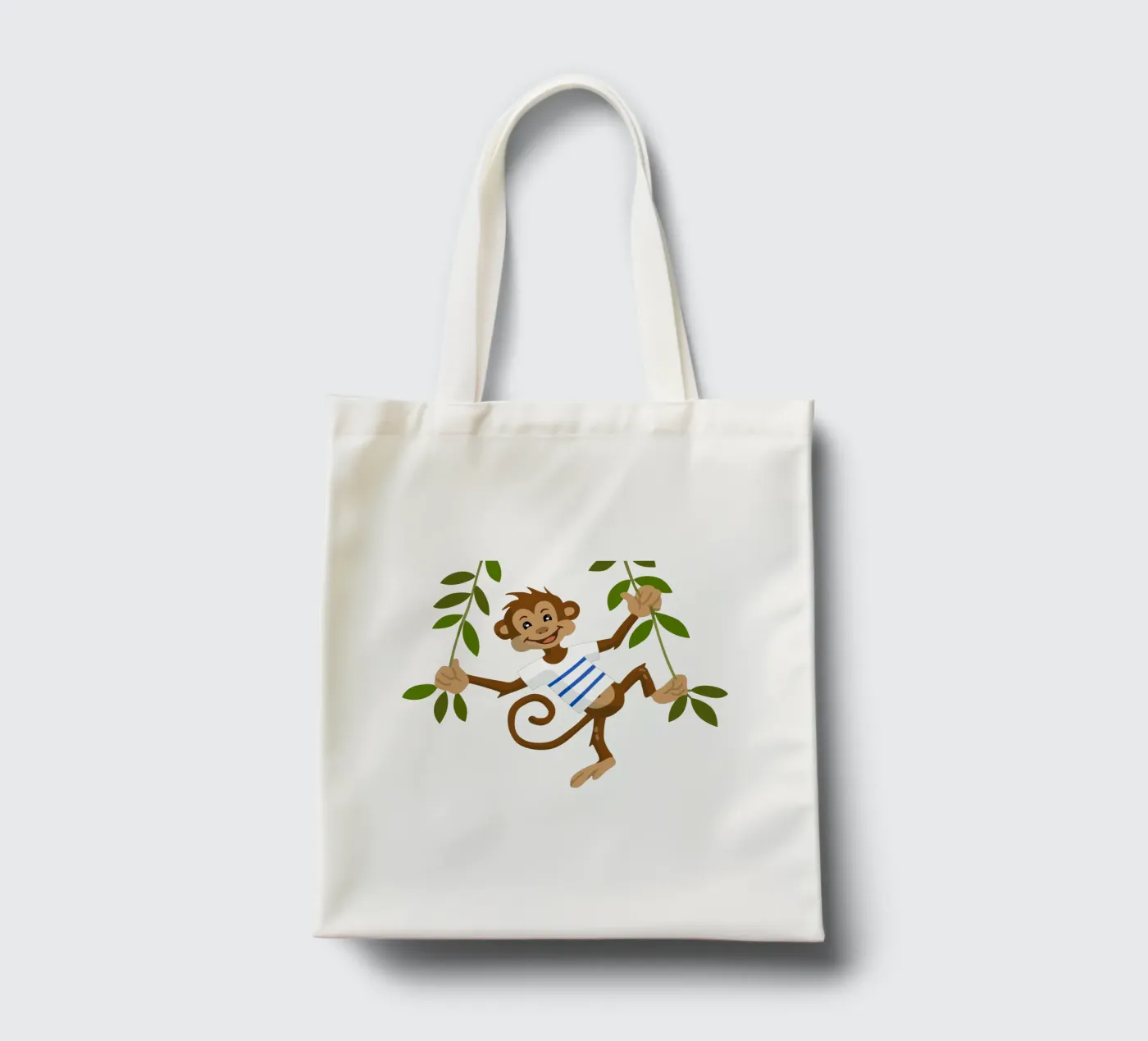 Monkey tote bag by C.WILL