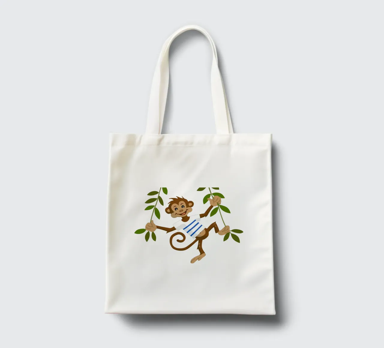 Scimmia borsa in juta da C.WILL