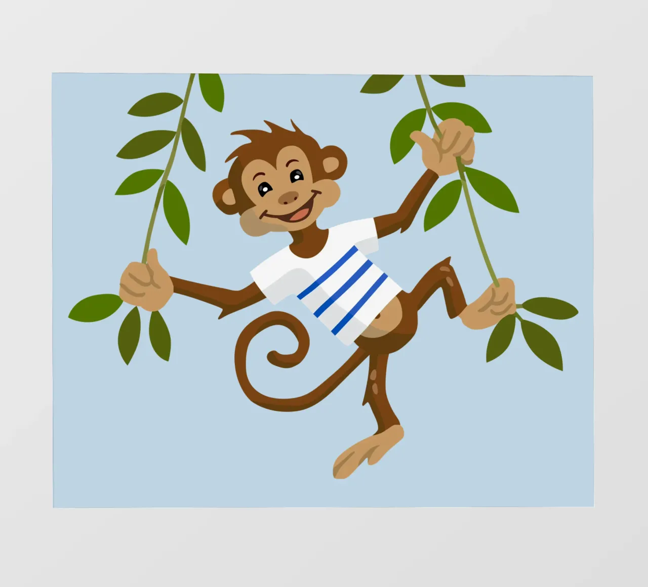 Aap fotobehang van C.WILL