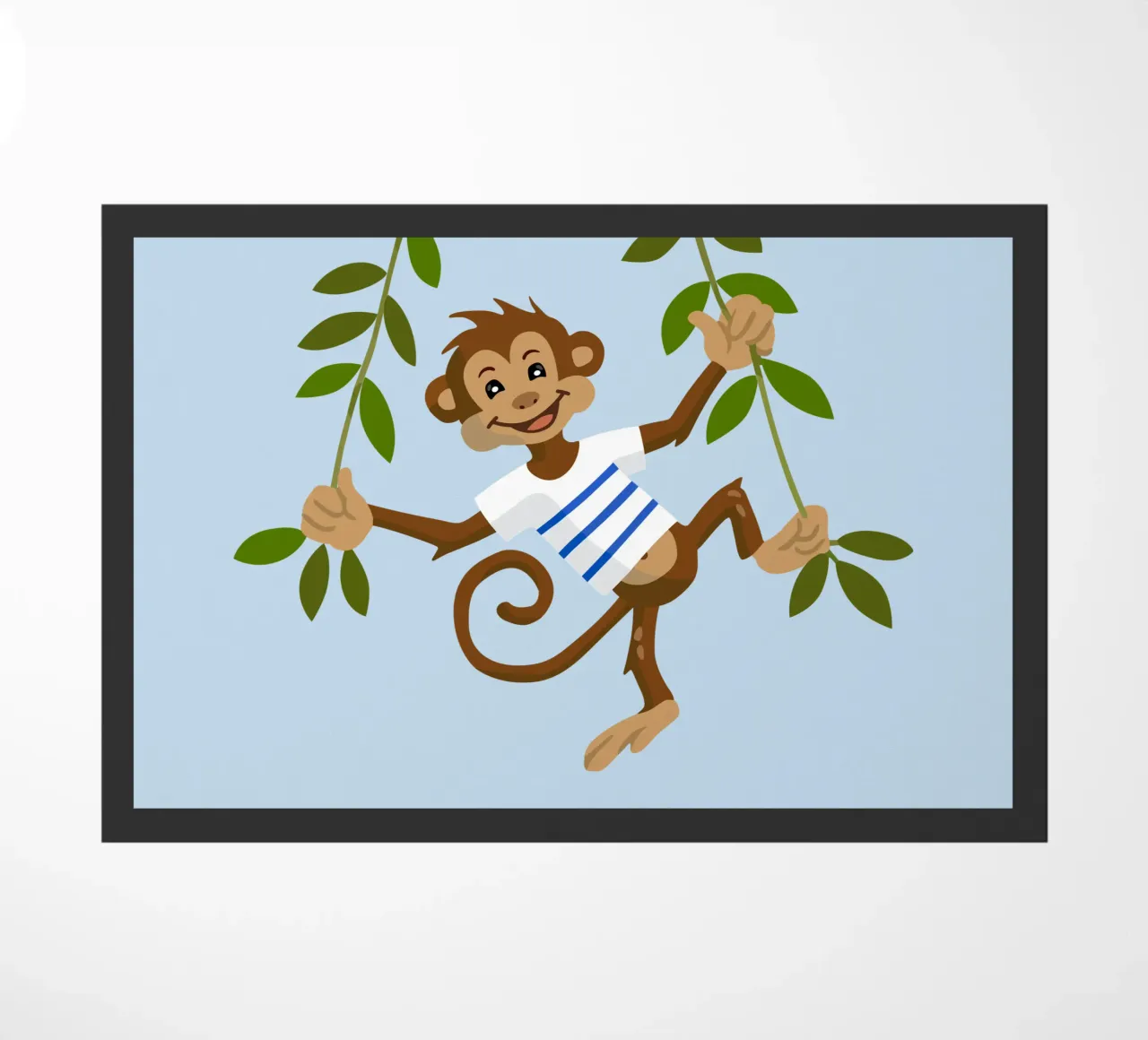 Monkey doormat by C.WILL