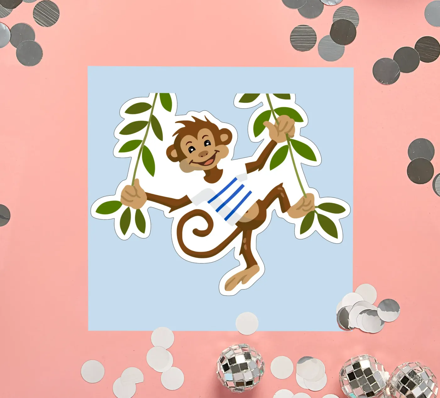 Affe Sticker von C.WILL