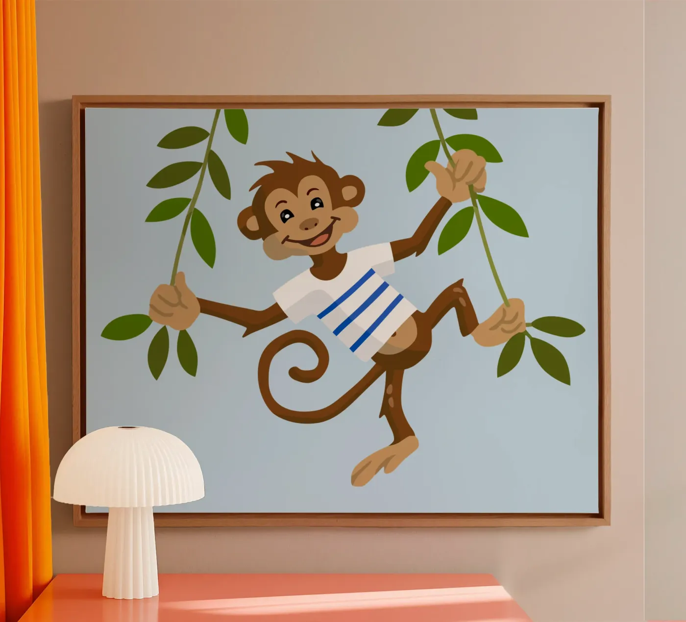 Monkey canvas by C.WILL