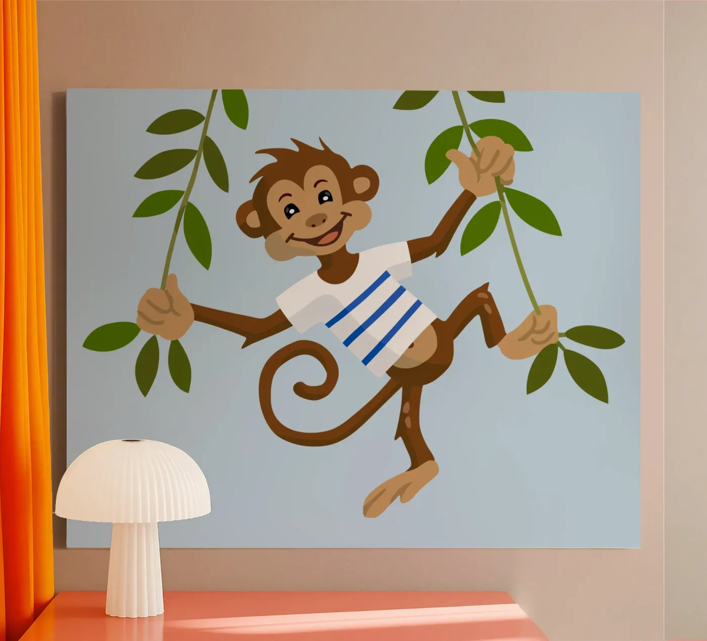 Monkey canvas by C.WILL