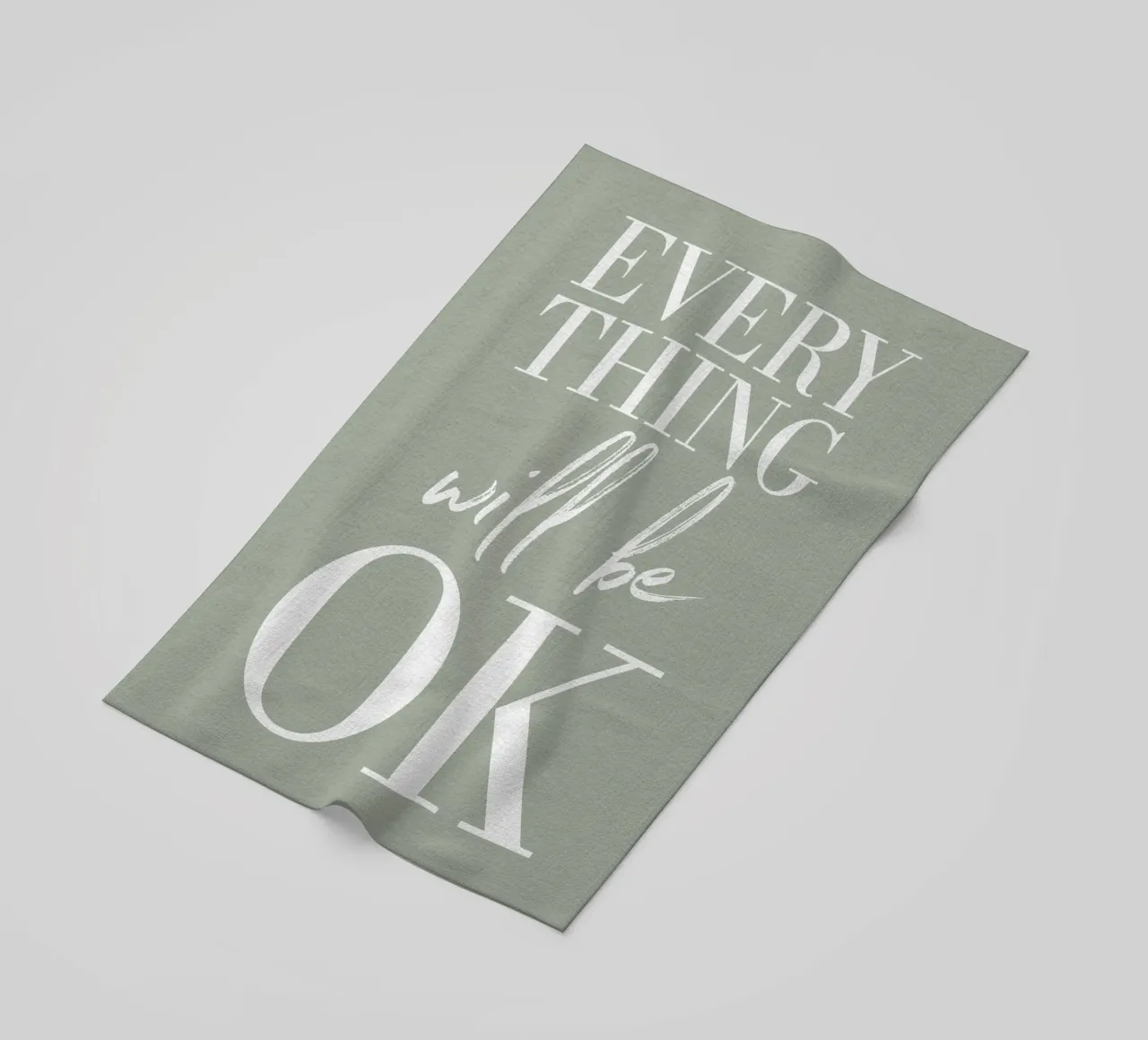 Everything Will Be OK Nr. 02 telo mare da lazydaypaper