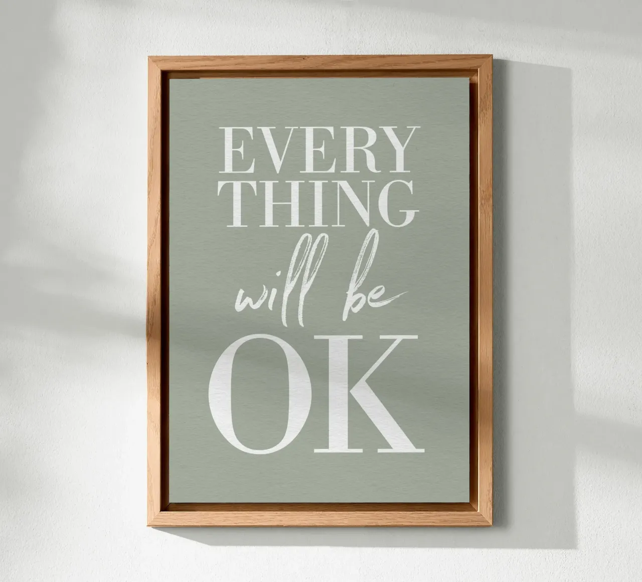 Everything Will Be OK Nr. 02 alluminio dibond da lazydaypaper
