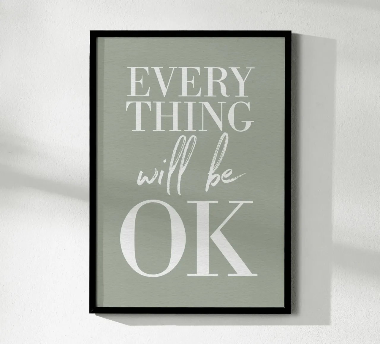 Everything Will Be OK Nr. 02 carta hahnemühle da lazydaypaper