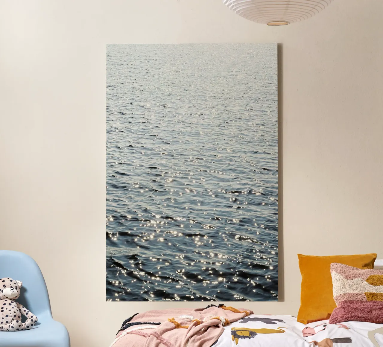 Sunkissed Ocean canvas with Floater frame by Henrike Schenk Photography
