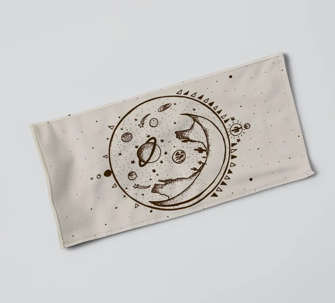 Desert Moon Shelter badhanddoek van Kris Tate