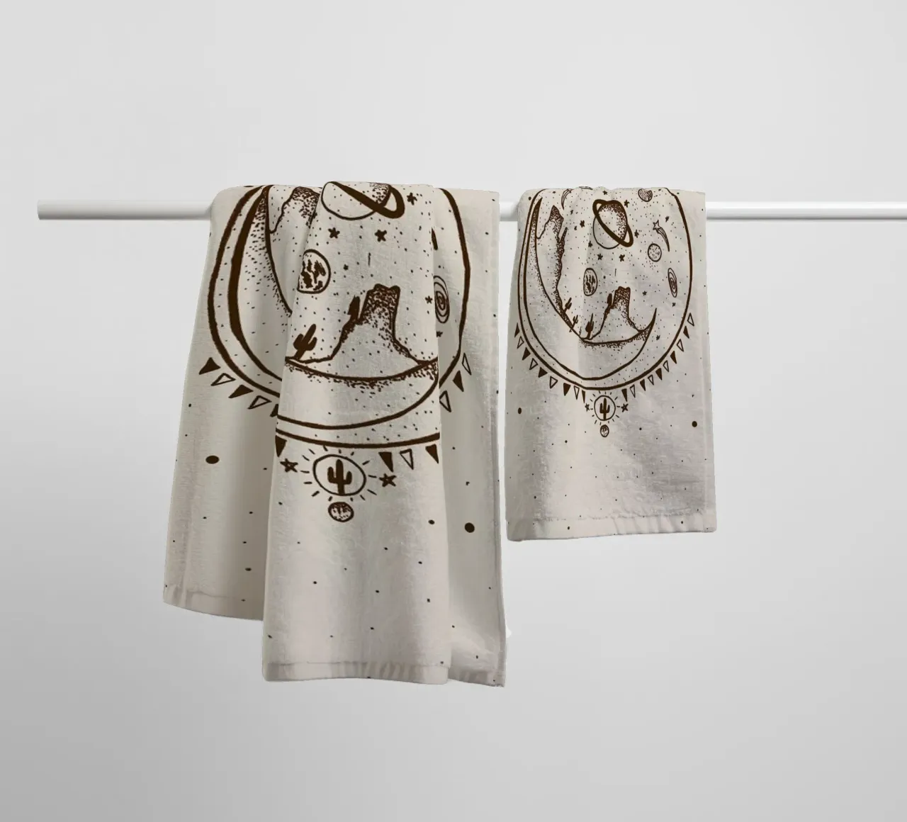 Desert Moon Shelter badhanddoek van Kris Tate