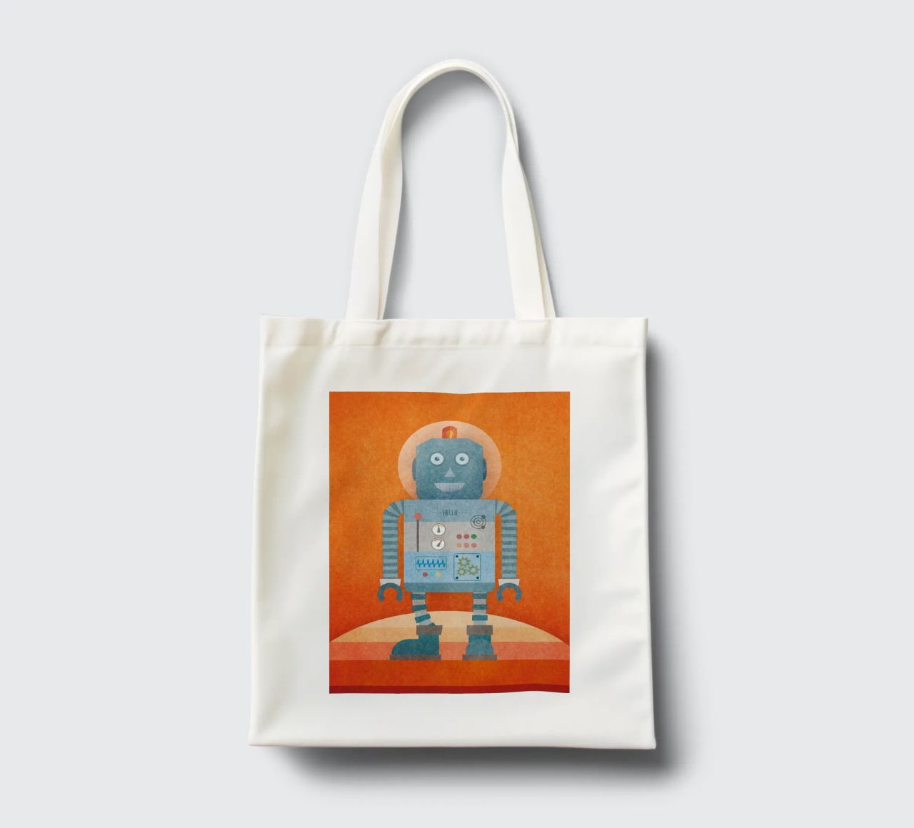 Hello Mr Robot borsa in juta da lazydaypaper