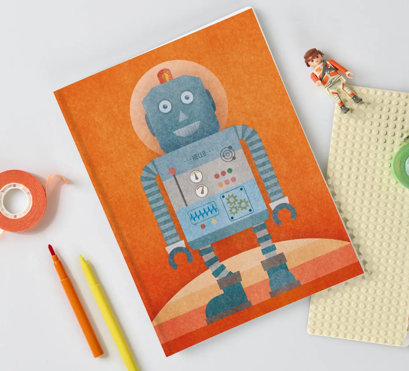 Hello Mr Robot carnet de lazydaypaper