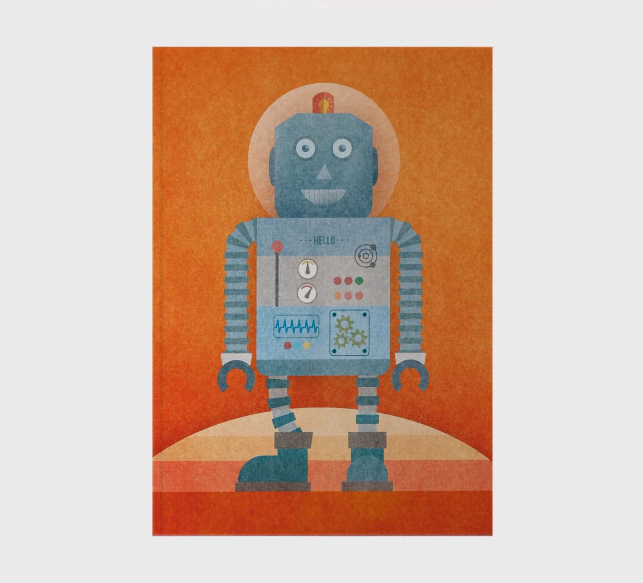 Hello Mr Robot notebook by lazydaypaper