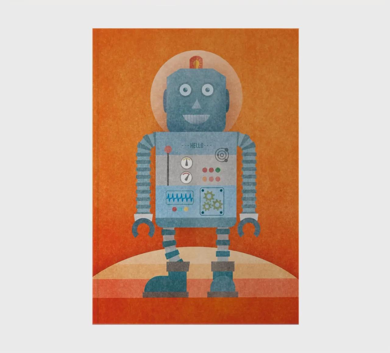 Hello Mr Robot notebook by lazydaypaper