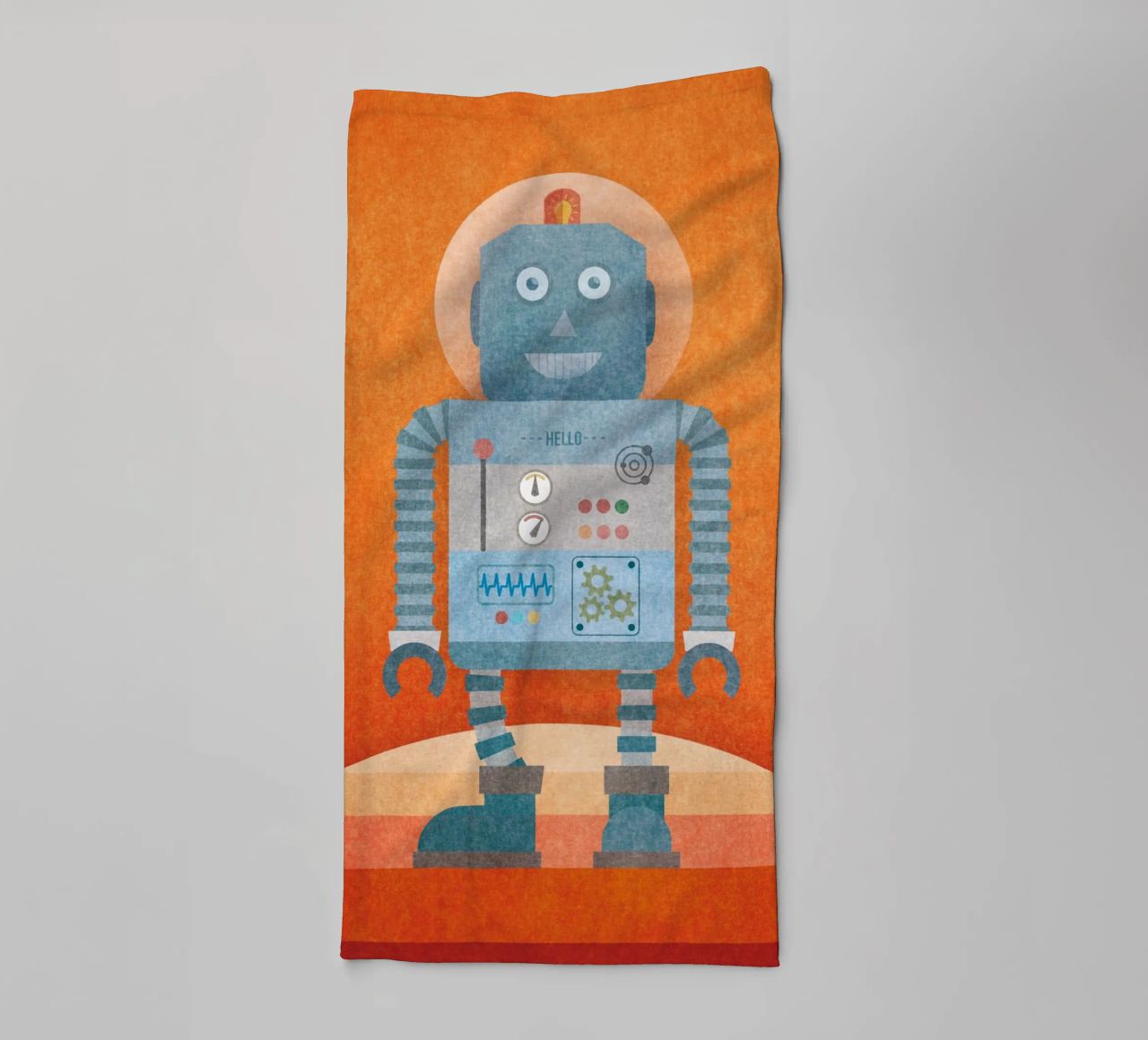 Hello Mr Robot asciugamano da bagno da lazydaypaper