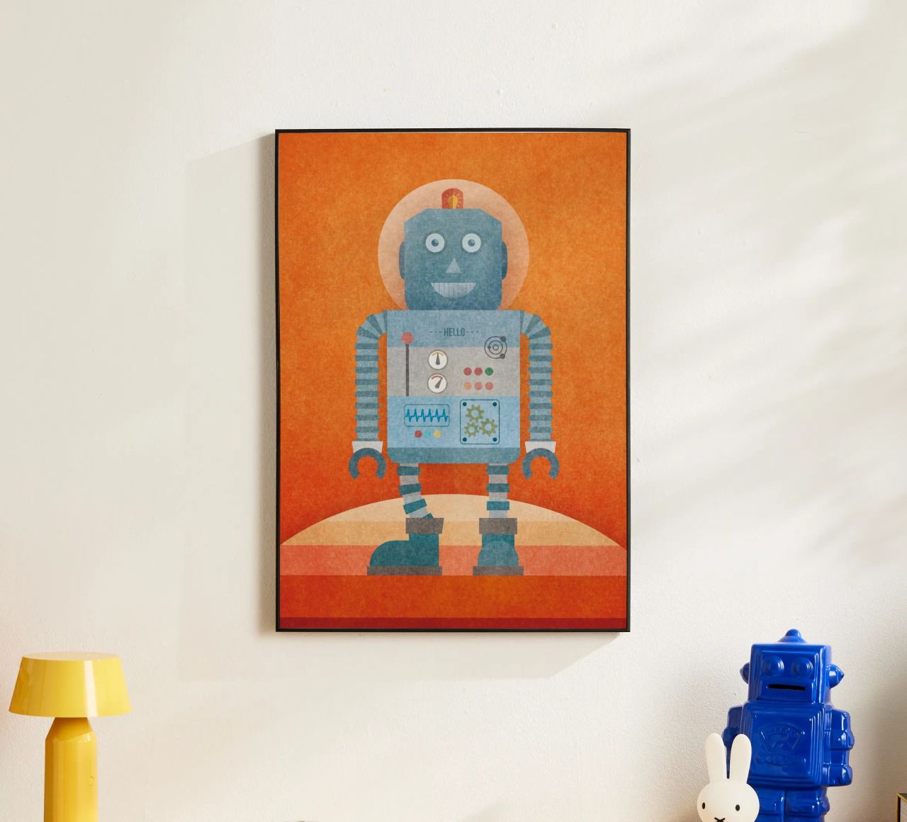 Hello Mr Robot alluminio dibond da lazydaypaper