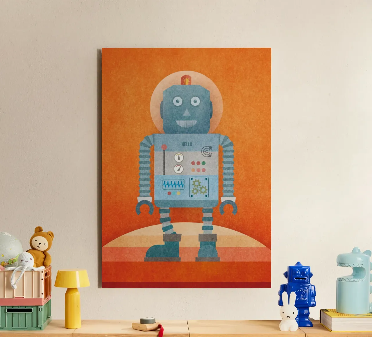 Hello Mr Robot aluminio dibond de lazydaypaper